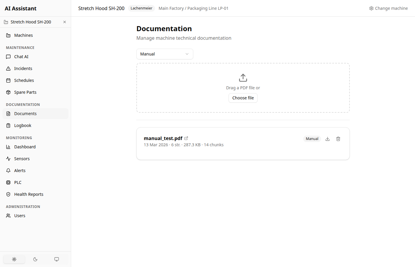 Technical documentation hub